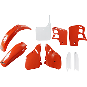 Body Kit - '90 OEM Red/White - Honda - CR '89-'90 HOKIT091F@999W