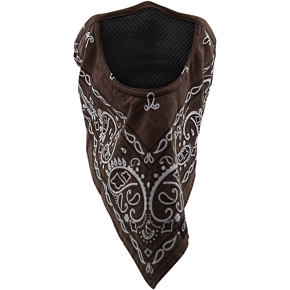 Face Mask - Facefit - Brown Paisley FMV-196