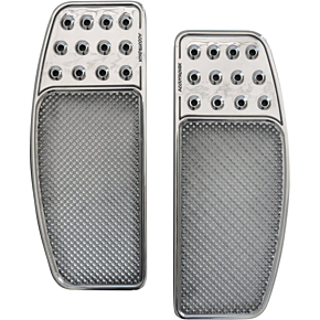 Accutronix Front Floorboards - Chrome Knurled FBF01-KDOC