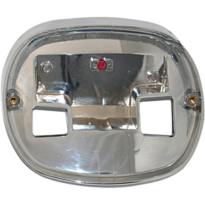 Custom Dynamics Taillight Base Plate - Chrome TL-BASEPLATE-C
