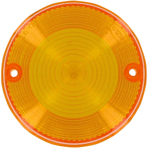 K and S Technologies Replacement Turn Signal Lens - Amber - 25-2010