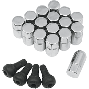 Moose Racing Lug Nut - 10MM - Chrome - 16 Pack