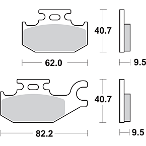 Sbs Off-Road Sintered Brake Pads 754SI