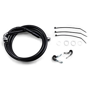 Brake Line - Front - Black - +6" - FXD '00-'05 1741-2559