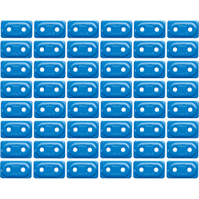 Support Plates - Blue - Double - 48 Pack ADG-3825-48