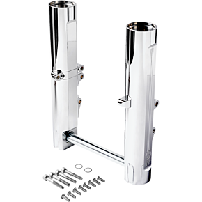 Lower Fork Leg - Chrome - Dual Disc 0208-2173-CH