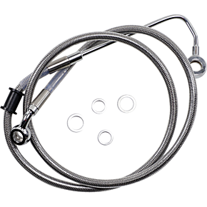 Brake Line - +10" - Stainless Steel - '15-'17 Softail 1741-5769