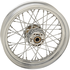 Front Wheel - Single Disc/No ABS - Chrome - 16"x3.00" - '07-'17 FLST 0203-0631