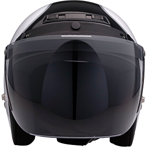3-Snap Bubble Visor - Smoke ZR-201