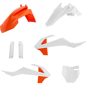 Acerbis Full Replacement Body Kit - OEM Orange/White 2791527118
