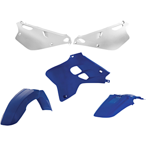 Acerbis Plastic Body Kit - '01 OE Blue/White - YZ80