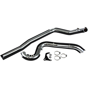 Cobra True Dual Headpipes - Black - '07-'08 FL 6251RB