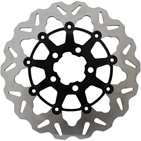 Galfer Wave® Brake Rotor - Rear - Black Carrier - DF681CW-B