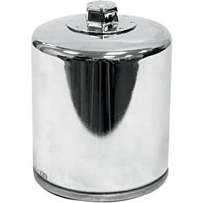 K and N Oil Filter - Chrome - V-Rod
