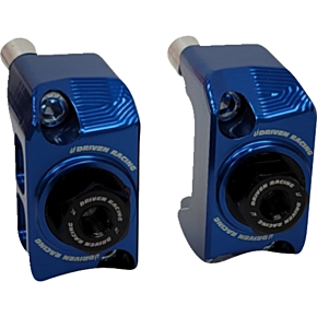 Captive Axle Block - Blue - ZX4 DRCAX-205BL