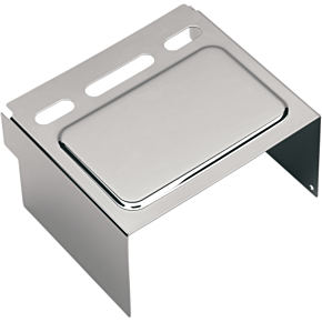 Battery Cover - Raised - Chrome DS324100