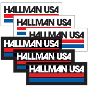 Decal Sheet - Hallman USA - 6 Pack 4320-2457