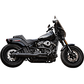 Super Street 2:1 Exhaust System - Black 550-0788