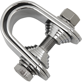 Mini Speedometer/Tachometer Clamp - For 1"/1.25" Tube - Chrome DS-243803