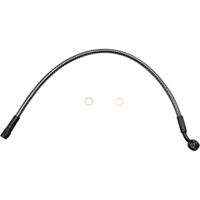 Magnum Brake Line - Front - 3/8" - 35° - 17" - KARBONFIBR 77117