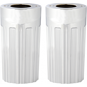 Fork Boot Covers - Chrome - 10-Gauge - FLHT 20-018