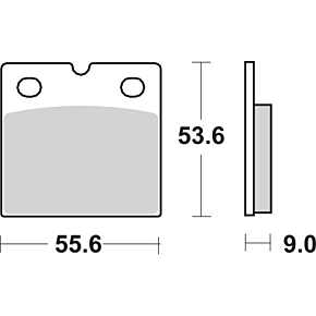 HF Brake Pads - BMW R65/80 506HF
