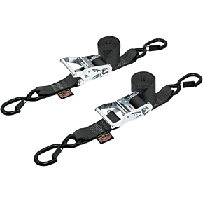 Ratchet Tie-Downs - 1-1/2" x 6-1/2' - Black 30572-S