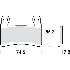 HS Brake Pads - Kawsasaki - 894HS 894HS