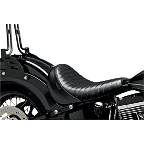 Le Pera Bare Bones Solo Seat - Pleated - Black - FXS LKS-007PT