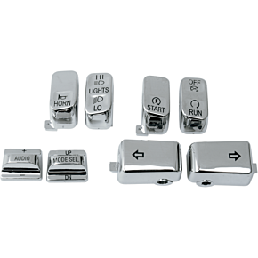 Switch Caps - Audio - Chrome 0616-0129
