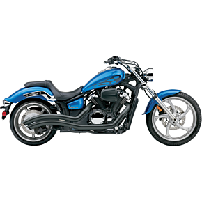 Speedster Swept Exhaust - Black - Stryker 1300 2230B