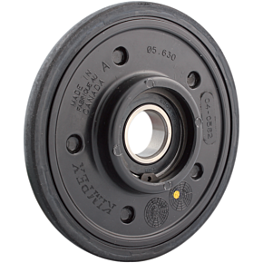 Idler Wheel with Bearing 6205-2RS - Without Insert - Black - Group 1 - 5.63" OD x 1" ID 298931