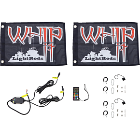 5' Light Rod Whip - Pair - Black SB-RGBR-152