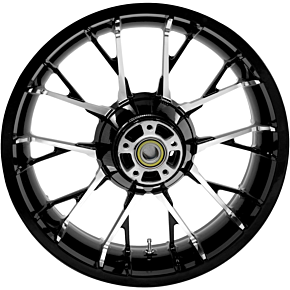 Coastal Moto Wheel - Marlin - Rear - Single Disc/No ABS - Black Cut - 18"x5.50" 3D-MAR185BC