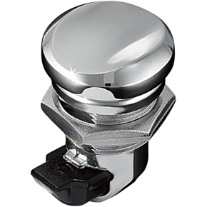 Kuryakyn Push-Button Fuel Door Latch - Chrome