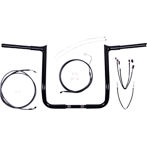 Handlebar Kit - Viking - 12" - Black Pearl™ 48888-412