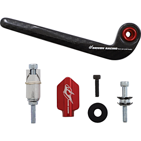 Lever Guard - Carbon Fiber - Clutch - Red DCTDLG-2-RD
