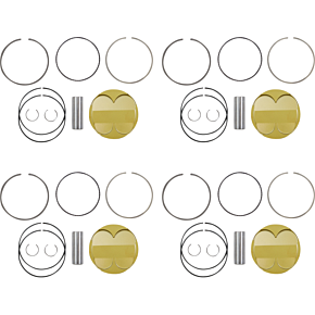 Je Pistons Ultra Series Piston Kit - Hayabusa 379437
