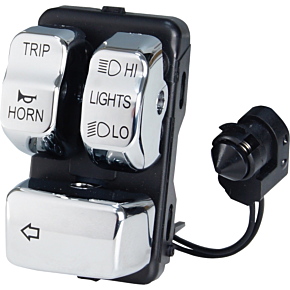 Control Module - Left - Chrome 0616-0386