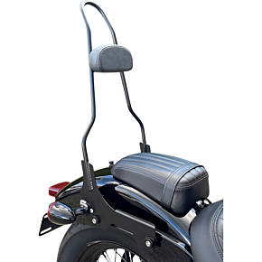 Quick Release Sissy Bar - 23" - With Pad - Gloss Black MWL-196-18-GB