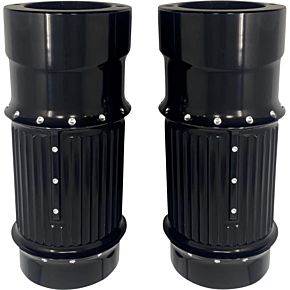  Fork Leg Bells - Fat - Dimpled - Black C1116-B