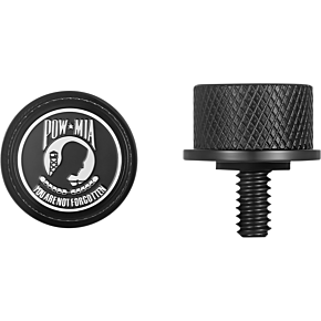 Figurati Designs Seat Mounting Knob - Black - POW MIA FD50-SEAT KN-BK
