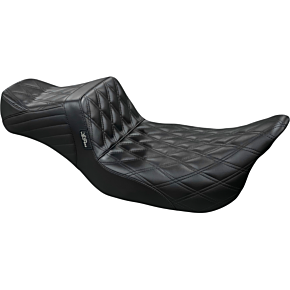 Le Pera Tailwhip Daddy Long Legs Seat - Double Diamond - Black LK-587DLDD