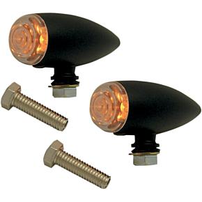 Bullet Marker Light - Black/Smooth 400370B
