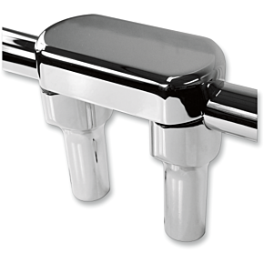 Risers - Solid Top - 4" - Chrome LA-7442-04