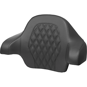Tour-Pak® Backrest Pad - Lattice Stitch - Blue Stitch - FL '14-'24 814-07-18401