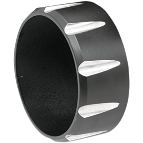 3" Endcap - Black - Fluted BE30T