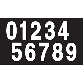 Pro Number 4 - White - 8" 02-4374
