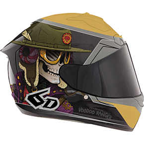 ATS-1R Helmet - Voodoo Ranger - Gloss Black/Gold - 2XL 30-0809