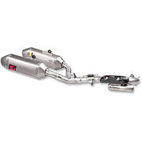 Akrapovic Race Exhaust - Stainless Steel/Titanium S-H2MR9-QTA